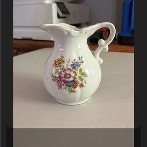 Floral Ceramic Pitcher